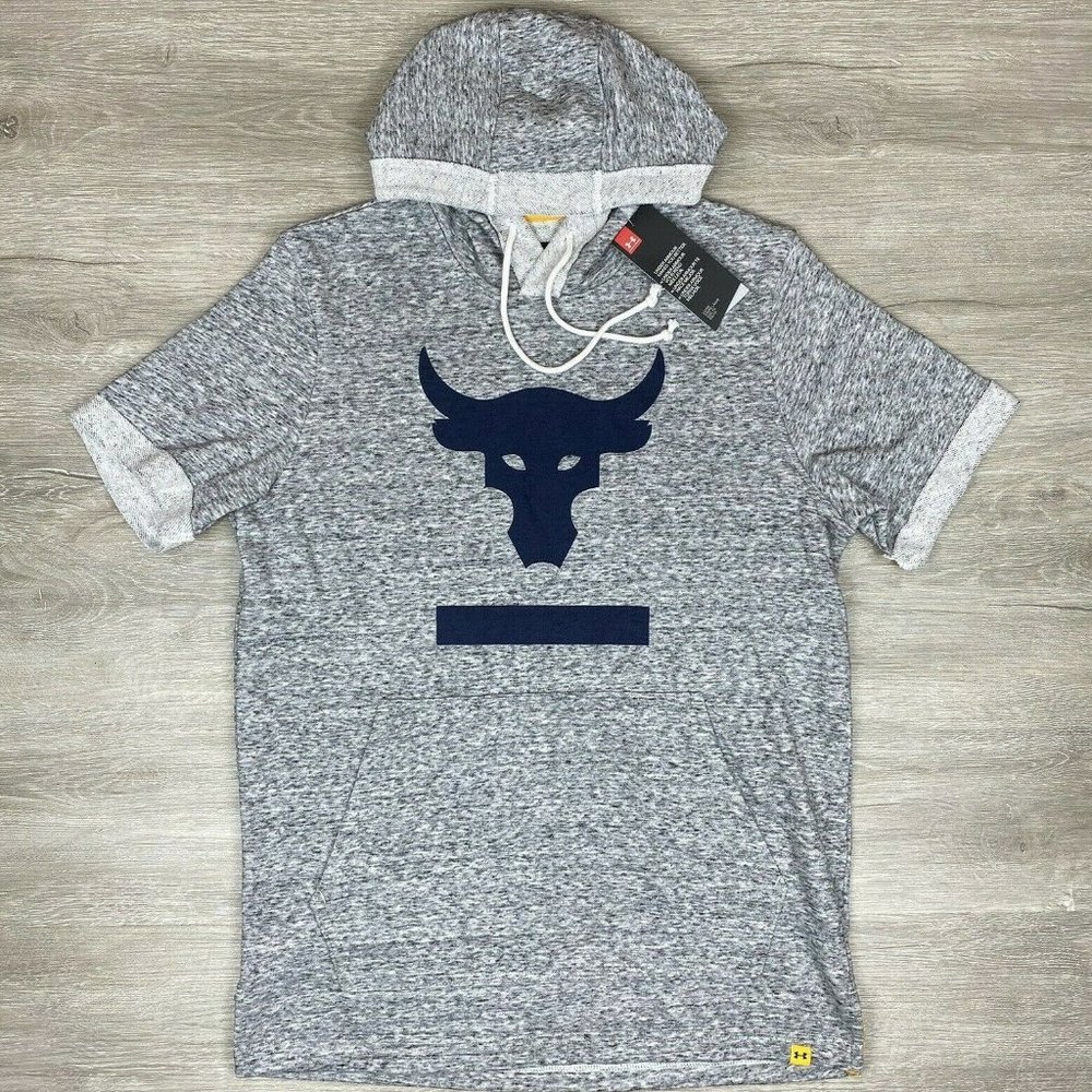 Under Armour Project Rock Hoodie Terry shortsleeve